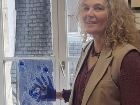 Expo à la galerie XS, Quimper, février 2025