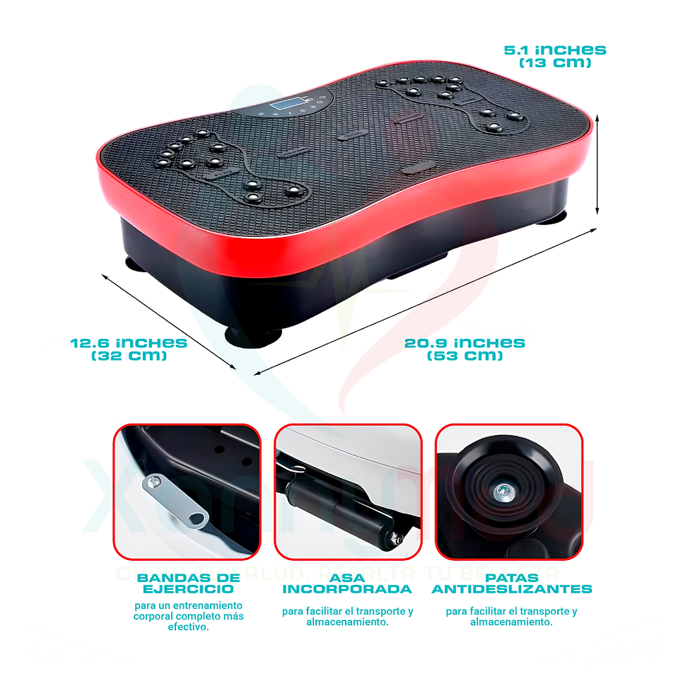 Miniatura: PLATAFORMA VIBRATORIA CON 99 VELOCIDADES CON IMANES - BLUETOOTH