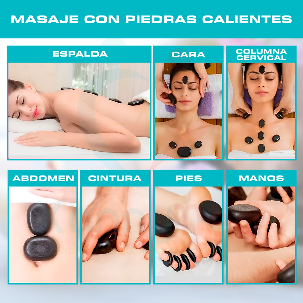 Miniatura: MALETIN DE PIEDRAS CALIENTES - 16 UNIDADES