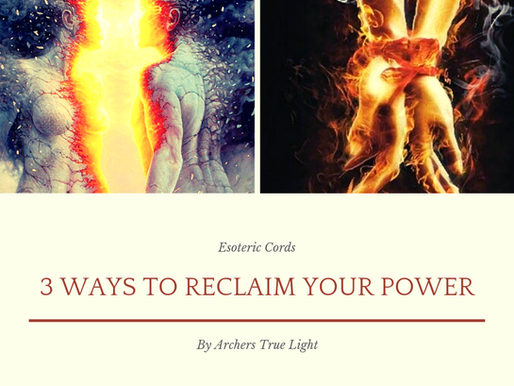 3 ways to reclaim your power from others by cutting Etheric cords.