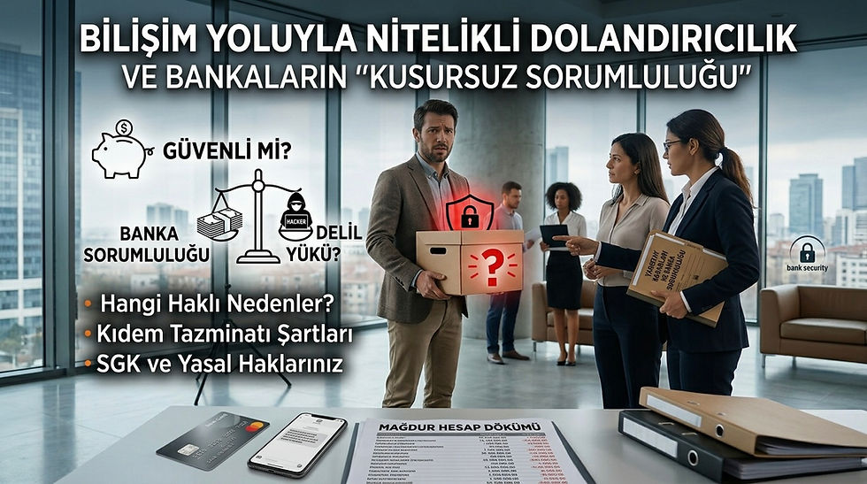 Bilişim Yoluyla Nitelikli Dolandırıcılık ve Bankaların "Kusursuz Sorumluluğu"