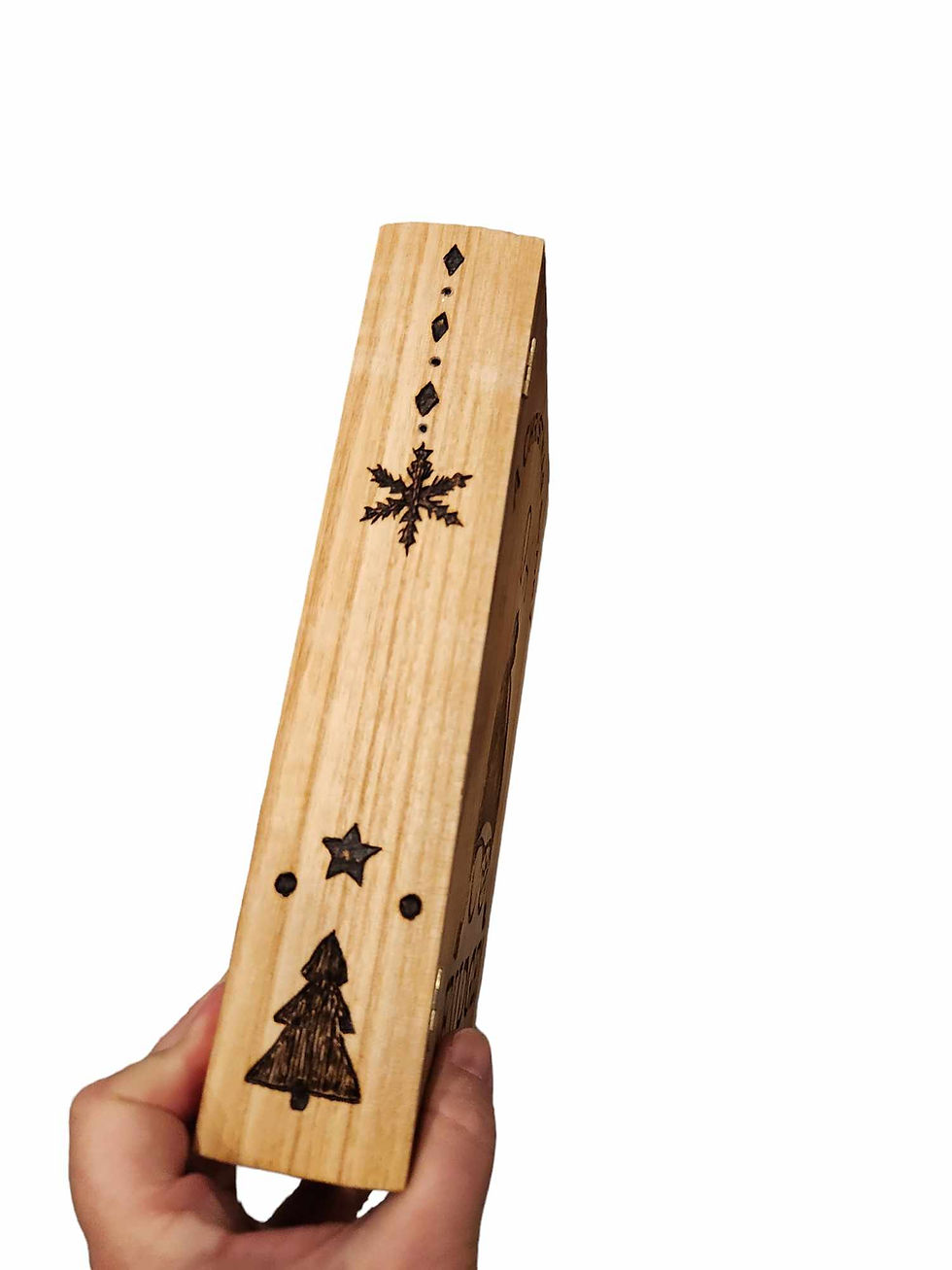 Thumbnail: OH FUDGE, A Christmas Story Wood Burned Book Box #AltarBox #TarotBox #WoodBox