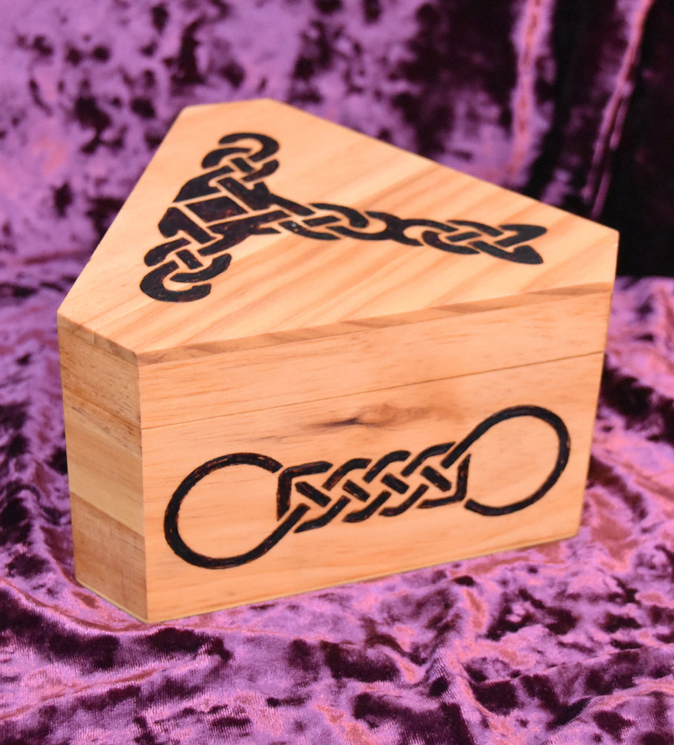 Thumbnail: Hammer of Thor Wood Burned Box V1~ LIMITED Availability