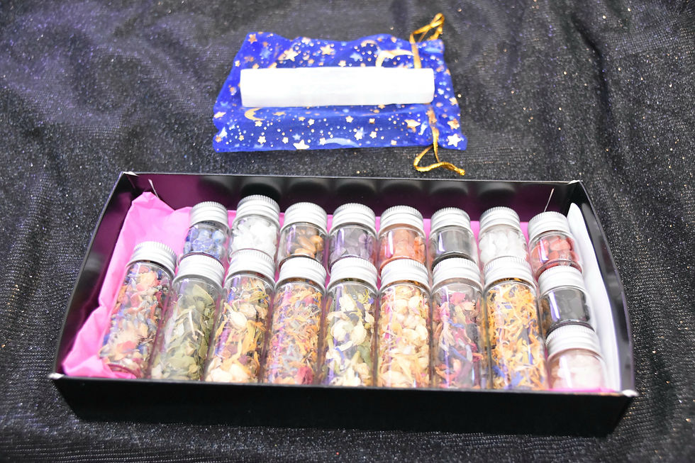 Thumbnail: Winter Solstice Spell Jar Crystal Kit ~ Beginners Witch Kit ~ Altar Kit