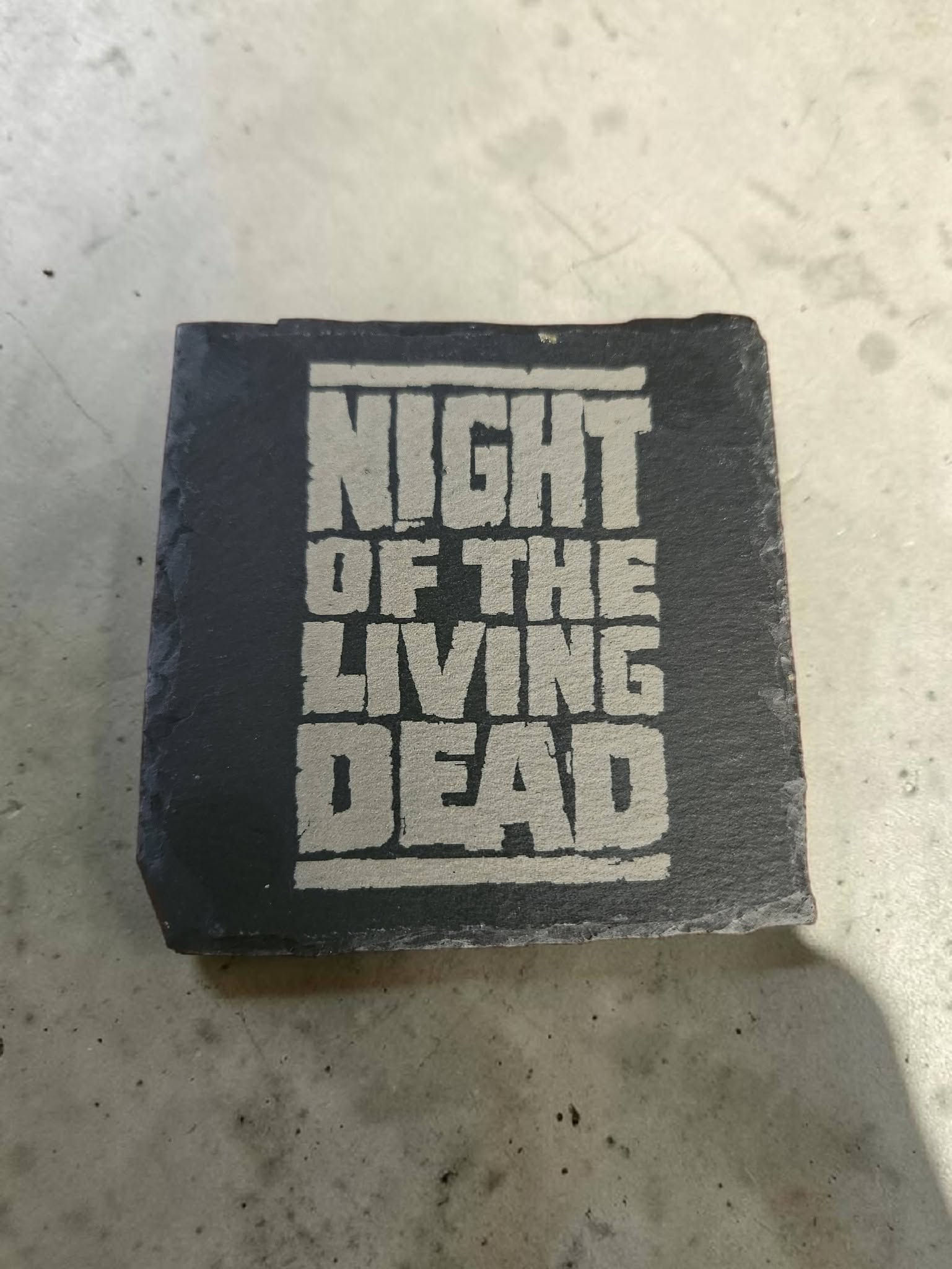 Night of the Living Dead Limited Edition Slate Coaster