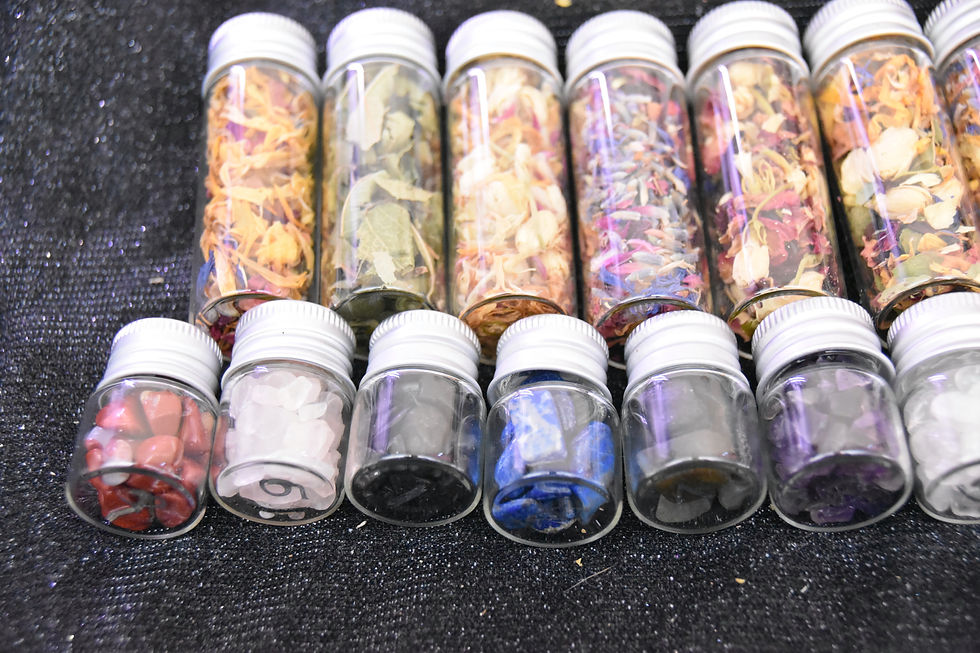 Thumbnail: Charmed Spell Jar Crystal Kit ~ Beginners Witch Kit ~ Altar Kit