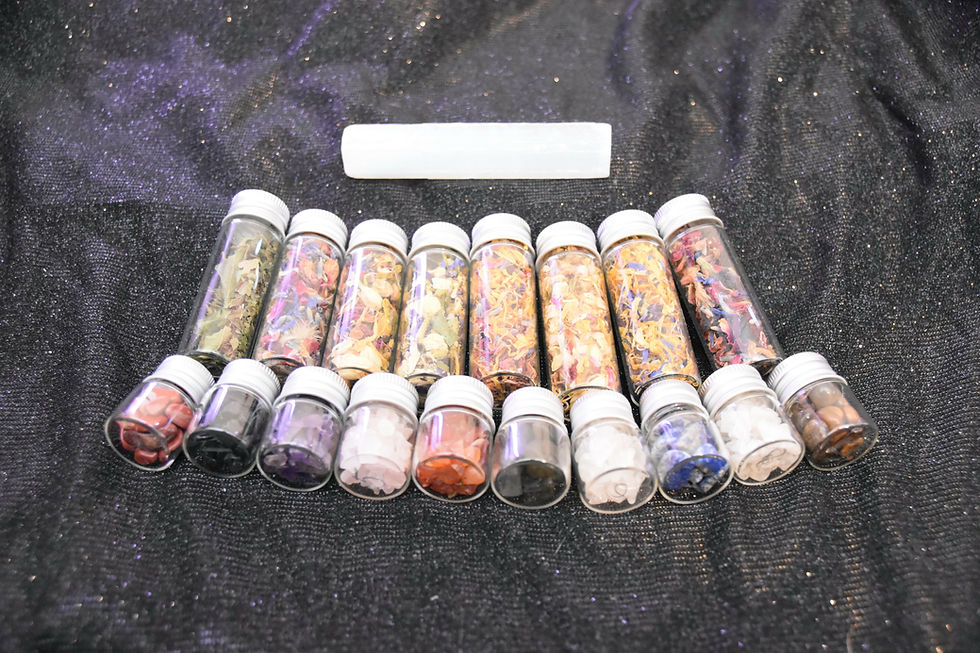 Thumbnail: Winter Solstice Spell Jar Crystal Kit ~ Beginners Witch Kit ~ Altar Kit