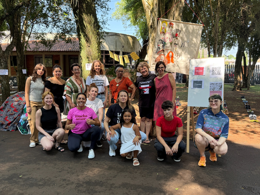 NO DIA DA MULHER, INTERVENÇÃO ARTÍSTICA NA EXPOBEL ABORDA O FEMINICÍDIO