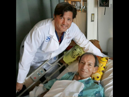 Dad & His Surgeon Dr. Reuben