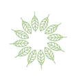 葉の花輪