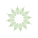 guirnalda de la hoja