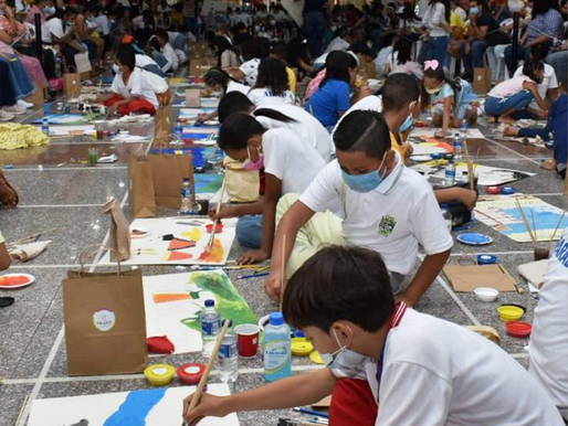 Concurso de pintura infantil ratificó el amor de la niñez por el folclor que promovió Jorge Oñate