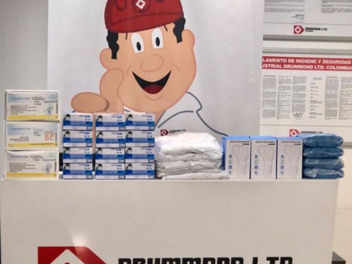 Drummond entrega insumos e instrumentos médicos para apoyar la emergencia en el Cesar y Magdalena.