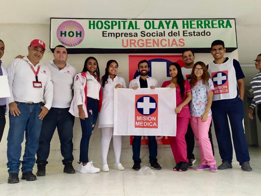 Cruz Roja de Noruega instalan emblemas de Misión Médica en hospitales y centros de salud en el Cesar