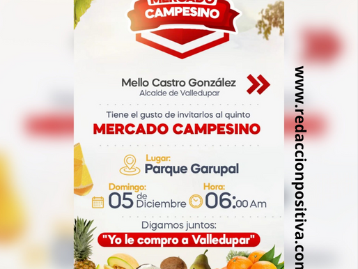 Vuelve el Mercado Campesino: este 5 de diciembre se realizará su 5ta edición desde el parque Garupal