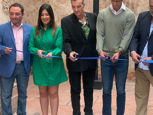 Artista local expone su obra en Museo de Guanajuato México