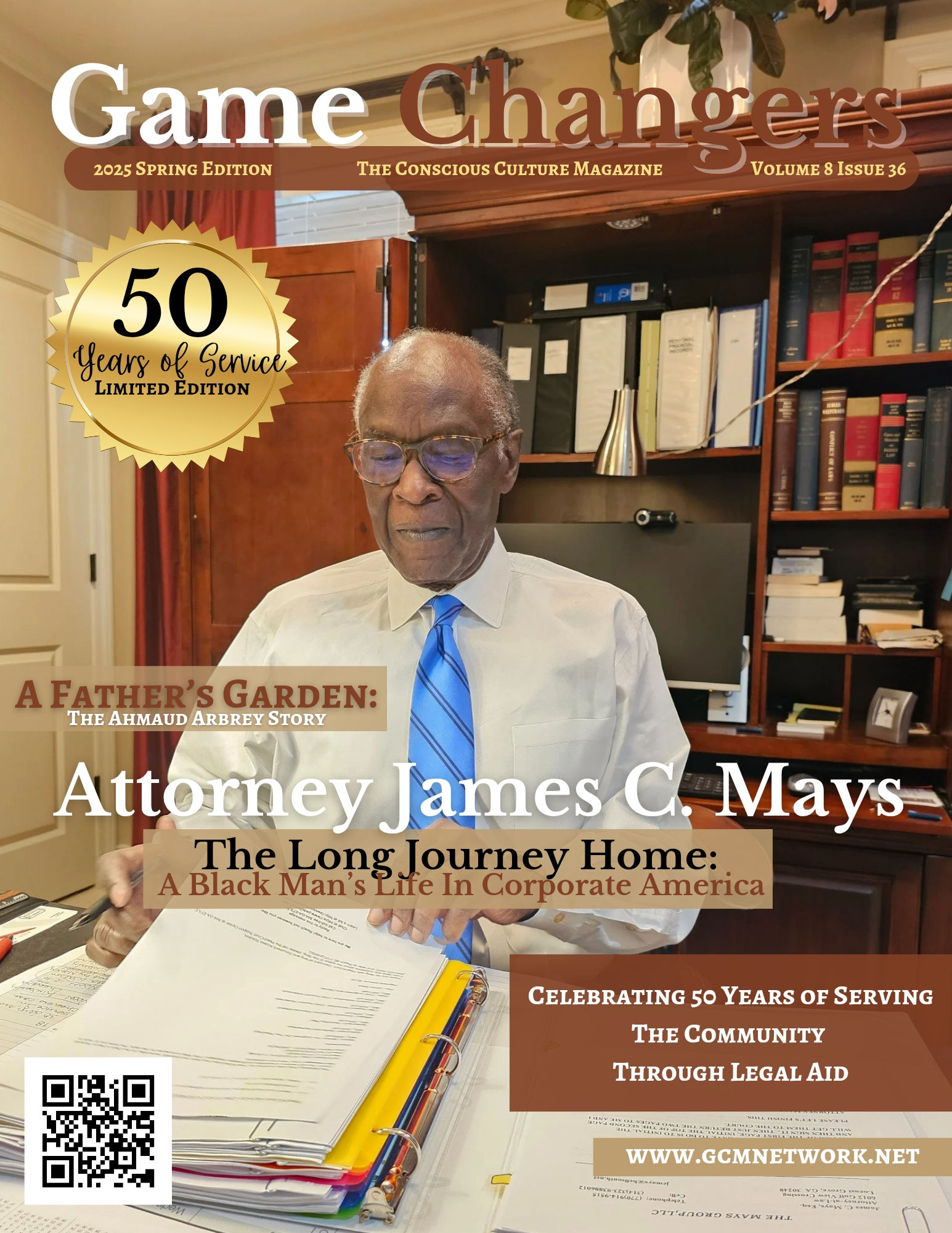 Game Changers Magazine 2025 Spring Edition featuring Attorney James C. Mays