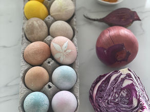 Easter Eggs... color with things you already have!