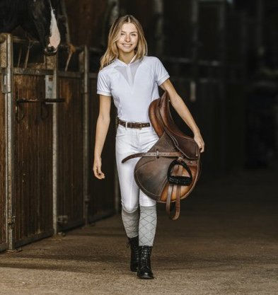 Miniature : Polo EQUITHEME Elodia blanc/femme