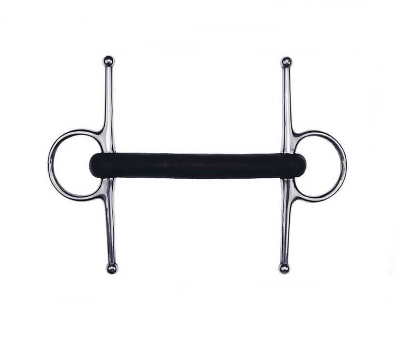 Mors aiguille FEELING caoutchouc droit rigide