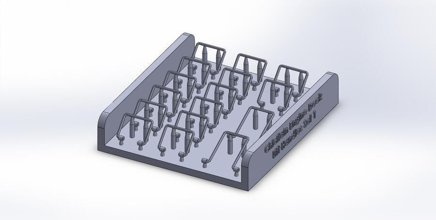 Thumbnail: EC35204 Chieftain Engine Deck Lift Handles - Early Marks