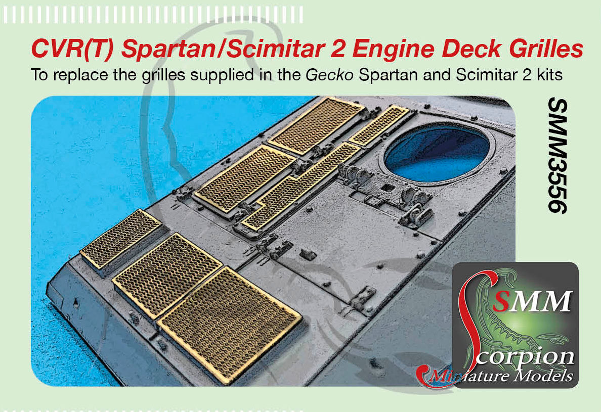 SMM3556 CVR(T) Spartan/Scimitar 2 Engine Deck Grilles