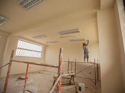 Culminan detalles en las labores de construcción en la U. E Juan Lavalle