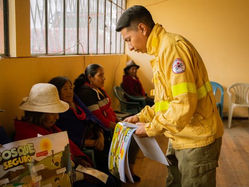 Comunidades son capacitadas en prevención de incendios forestales