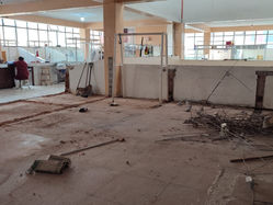 Inició la remodelación en el patio de comidas del mercado “Santa Rosa”