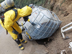 Derrame de líquidos causó alerta en Pallatanga