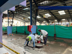 Remodelación en la sección cárnicos se realiza en el Mercado San Alfonso