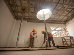 Estación Forestal del Cuerpo de Bomberos avanza un 70%