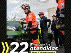 Bomberos de Riobamba atendieron 22 emergencias en una semana