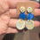 Thumbnail: Blue Navy earrings from polymer clay
