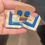 Thumbnail: Blue Navy earrings from polymer clay