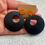 Thumbnail: Wooden earrings, Metal earrings, Leaf earrings and round earrings
