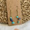 Thumbnail: Gemstone earrings in diferrent colours 9 options