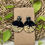 Thumbnail: Black and Gold Statement Earrings – Handmade Polymer Clay Drop Earrings, Bold Da