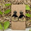 Thumbnail: Black and Gold Statement Earrings – Handmade Polymer Clay Drop Earrings, Bold Da