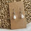 Thumbnail: Handmade Beaded Dangle Earrings, Natural Stone, Pearl, and Charm Earrings, Moon,