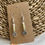 Thumbnail: Handmade Beaded Dangle Earrings, Natural Stone, Pearl, and Charm Earrings, Moon,