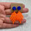 Thumbnail: Wooden earrings, Metal earrings, Leaf earrings and round earrings