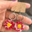 Thumbnail: Flower earrings from polymer clay and resin
