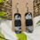 Thumbnail: Silver black earrings from polymer caly, Modern style earrings
