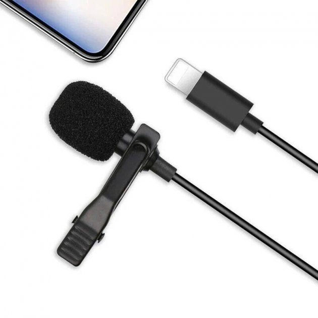 Мікрофон XO MKF 03 for Lightning Black