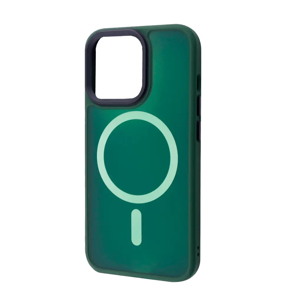 Чохол WAVE Matte Insane Case with MagSafe iPhone 12/12 Pro green