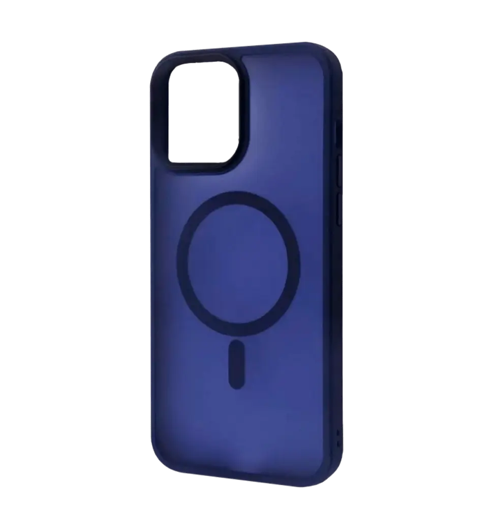 Чохол WAVE Matte Insane Case with MagSafe iPhone 12/12 Pro midnight blue