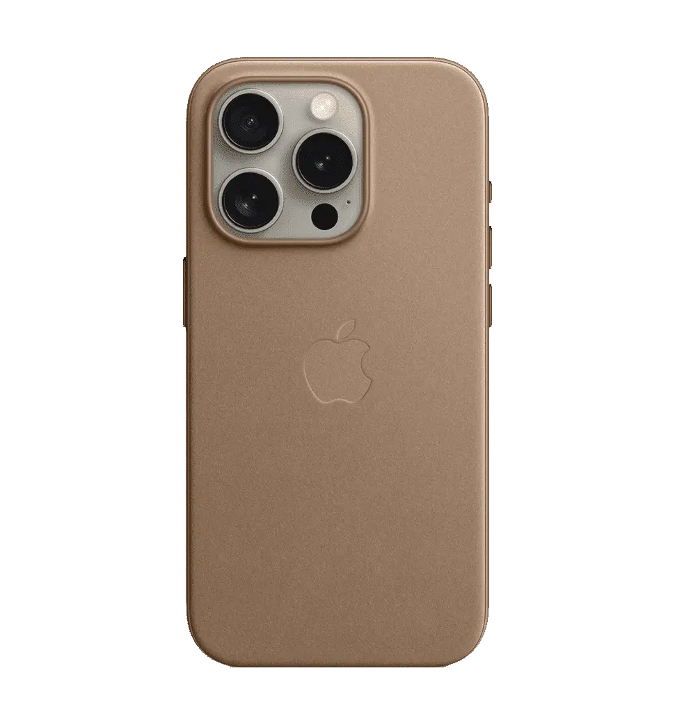 Чохол iPhone 15 Pro Max FineWoven Case with MagSafe - Taupe