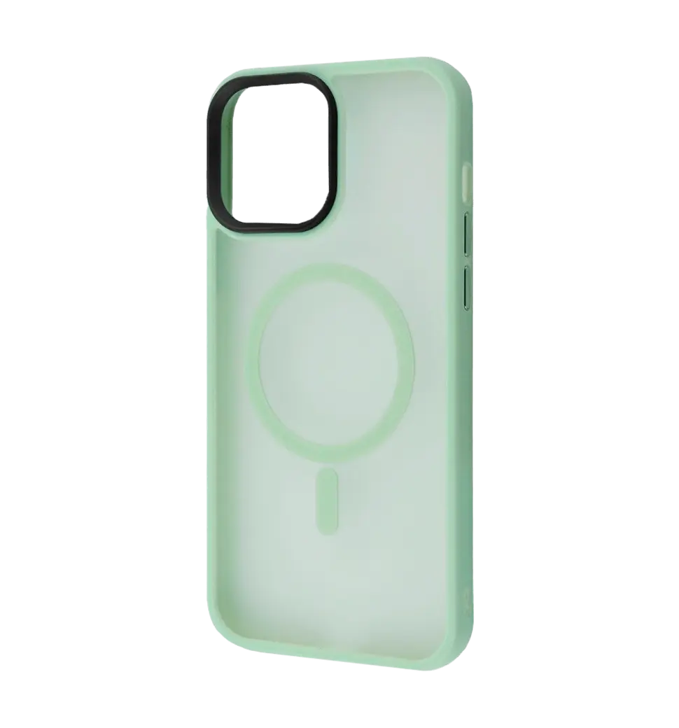 Чохол WAVE Matte Insane Case with MagSafe iPhone 13 mint