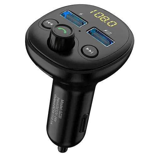 FM-трансмітер SkyDolphin SZ20 Black (FMT-000027)